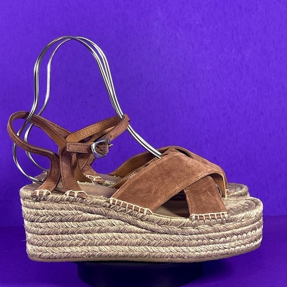 rag & bone Brown Platform Sandals - Picture 1 of 8